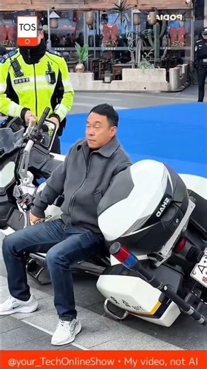 POLICE precision riding 🚓🏍️💪 #shorts #skills #technology #control #satisfying