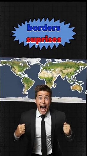 How they made country borders🤯 #geographyfacts #borders #didyouknow #worldfacts #shorts