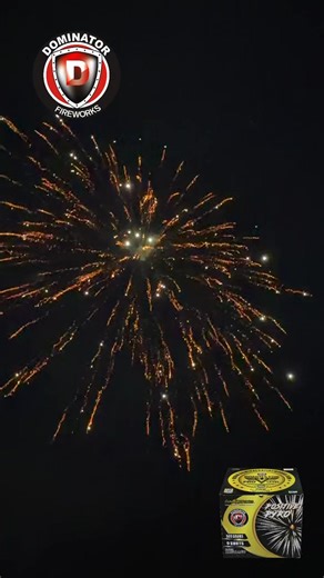 Positive Pyro is a great single effect cake. For the small amount of people who do not like crackle, this one is for you!! #dominator #fireworks #TeamDominator | Dominator Fireworks