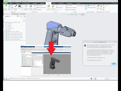 Interfaces Creo to Simscape Multibody