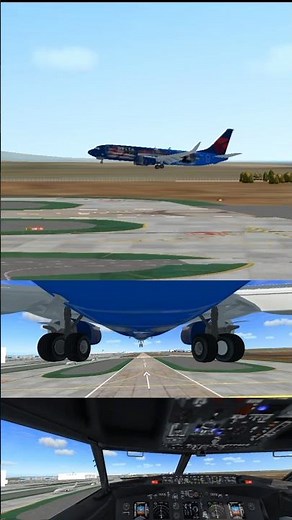 RFS Shorts | Realistic Airplane Landing at the Airport ✈️ #Shorts