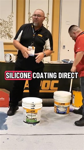 Check out this roof coating demo, courtesy of our friends at APOC!