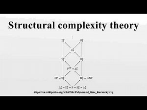 Structural complexity theory