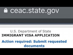 NVC Case Status - Submit Requested Documents : US Embassy (221g)