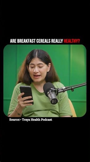 Are Breakfast Cereals Really Healthy? 🥣 #FoodPharma #Nutrition #Truth