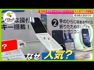 【話題】売れ筋｢ケースマ｣ “ガラケー” の見た目で“ガラケー”“スマホ”両方の使い方…お値段もお手頃【ノンストップ！】