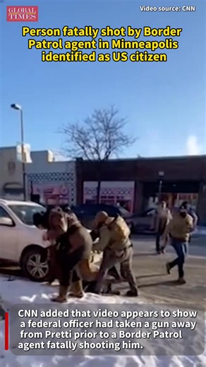 Authorities confirmed US local time Saturday that the man shot dead by US federal agents earlier in the morning in Minneapolis, Minnesota was a US citizen, marking a third shooting involving federal law enforcement officers in the city this month, the Xinhua News Agency reported on Sunday morning. | Global Times