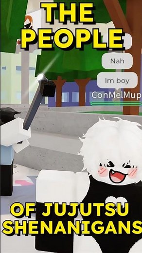 Interviewing the People of JUJUTSU SHENANIGANS.. | #roblox #shorts #jujutsushenanigans