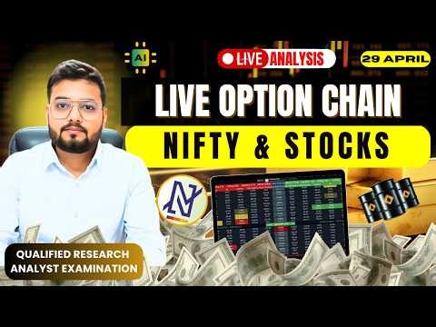 29 April live option chain Nifty BankNifty Finnifty with Advance Option Chain #trading