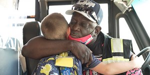 ‘You my little buddy’: Bus driver and kindergartner form endearing friendship