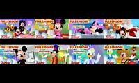 Mix of 8 videos from youtube : MICKEY MOUSE CLUBHOUSE S01E17 - 24 AT THE SAME TIME