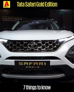 The Tata Safari Gold Edition gets cosmetic enhancements inside and out and some exclusive features. We quickly summarise this special variant Would you opt for the Gold Edition over the standard Tata Motors Safari? | Autocar India