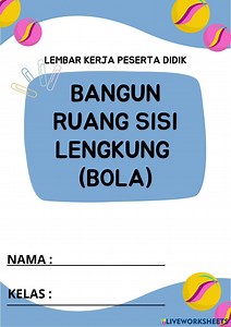 LKPD Bangun Ruang Sisi Lengkung Bola