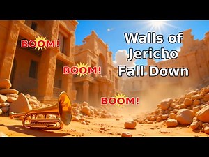 Walls of Jericho Fall Down! I Bible Story & Song for Kids