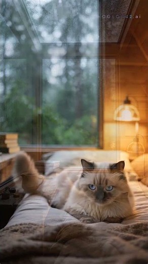 Fluffy the Himalayan Cat