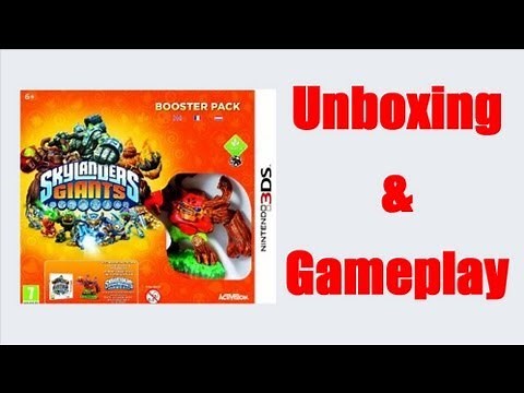 Skylanders Giants Nintendo 3DS Unboxing + Gameplay Video