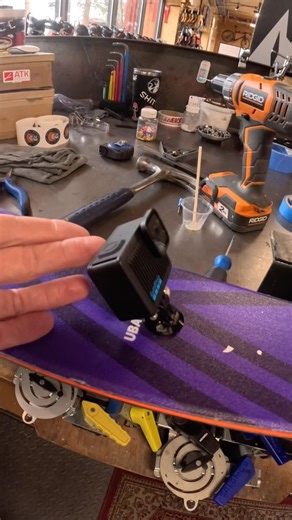 New ski Mount for my GoPro HERO 🎿🪛🔩 #mountains #skiing #skimountaineering #basejump #alps