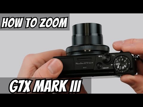Canon G7X Mark iii - How to Zoom in and Out