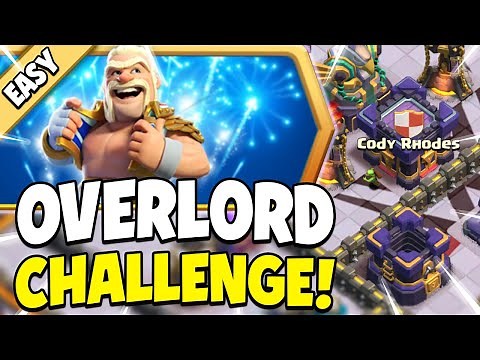 *QUICK & EASY* 3 Star Overlord Rhodes Challenge (Clash of Clans)