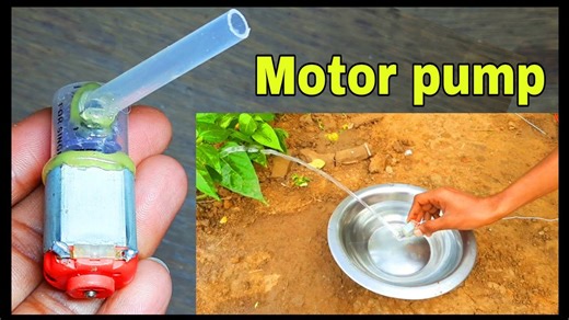 A Unique Process to Make Mini Water Pump at Home