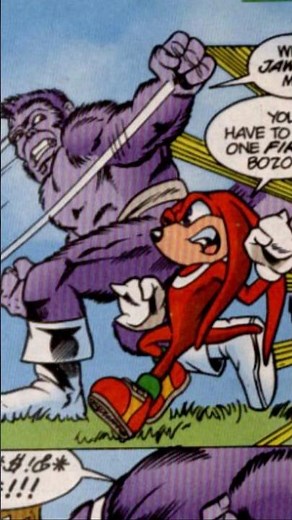 Knuckles’ Bully #sonicthehedgehog #sonic #archiesonic