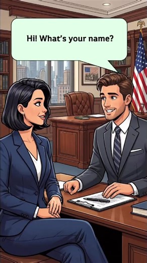 Simple Self-Introduction in English 🇺🇸 | Easy Conversation for Beginners #EnglishDirections #LearnToAsk #A1Conversation #EnglishSkills #TravelEnglish #usa #unitedstates #fyp #news #learnenglish #english #english #fypシ