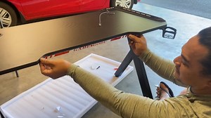Watch LED Gaming desk installution video on Amazon Live