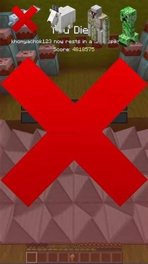 PLS DON'T CHECK THE SOUND!!💀💀 #minecraft #virlshorts #gaming