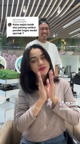 Long Bob Cut dengan Curtain Bangs: Gaya Terbaru