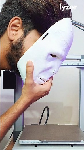 3d printed voldemort mask! #instantexperiment #harrypotter