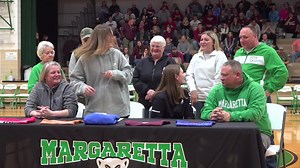 Kenna Stimmel is a Hokie! Margaretta High School pole vaulting star has revealed the next destination for her career! She will be attending Virginia Tech on a pre-med track next year. For now, Polar Bear fans can look forward to what Kenna will achieve in her final year in the green and white this spring. Congratulations to her and the rest of the Stimmel family! | BCSN Erie