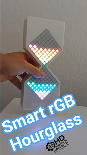 smart RGB Hourglass project with WS2812B and Esp8266 D1 Mini with MPU6050