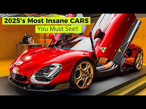 2025's The 10 Most Impressive Super & Hyper Cars