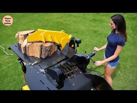 Mind-Blowing Firewood Processing Machines in Action! | Wood Splitter #5