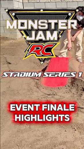 Check Out The Best Moments From Monster Jam RC Stadium Series 1! Finale Event! 🙌 #mjrc #fypシ
