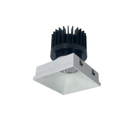 Nora Lighting 4" PLUS Square Iolite Trimless LED Downlight - 3000K - White