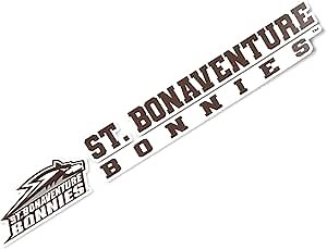 Desert Cactus St. Bonaventure University Bonnies Bonas SBU Name Logo Vinyl Decal Laptop Water Bottle Car Scrapbook (8 Inch Sticker)