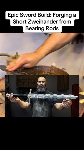 Epic Sword Build: Crafting a Short Zweihander