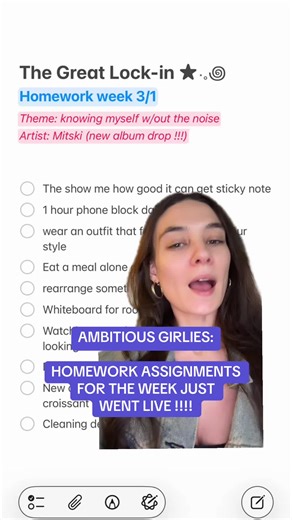 Week 9 Homework Assignments for Ambitious Baddies