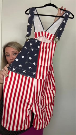 Nothing screams ‘Merica quite like this #merica #overalls #american #shortalls #freedom