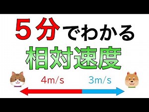 Learn about relative velocity [Basic Physics/Physics] with this!