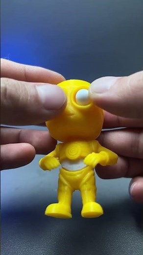 3D Printed mini C-3PO #3dprinting