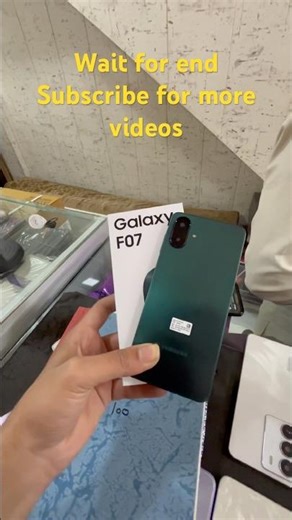 Samsung Galaxy F07 First Look & Quick Review! 📲📲 #samsung #mobile #shorts #unboxing