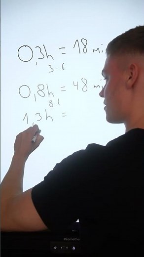 Stunden ganz einfach in Minuten umrechnen!💪