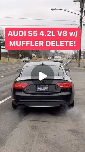 Exhaust Addicts on Instagram: "Audi S5 4.2L V8 Dual Exhaust w/ MUFFLER DELETE! . . . #exhaustaddicts #audi #audis5 #mufflerdelete #v8 #v8power #v8sound #v8s #v8engine #exhaust #exhaustsound #fy #fyp #foryoupage ##foryou #instagram #instagramreels #reels"