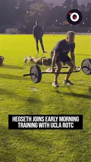 18K views · 276 reactions | War Secretary Pete Hegseth on Friday joined the UCLA ROTC for early morning training. #news #shorts #politics #trump #maga #ucla #losangeles #california #veteran #military #army #navy #airforce #marines #usmc | Off The Press | Facebook
