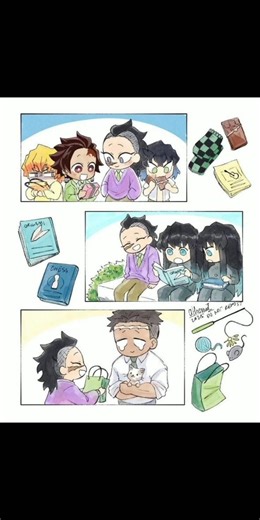 Demon slayer being cute #demonslayer #funny #shorts #genya #sanemi