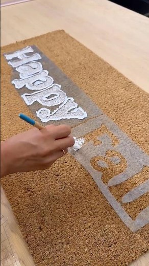 Custom Fall Doormat 🍂