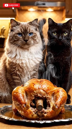 “Cat Cooking & Chat Time” #cartoon #animation #cat #3danimation