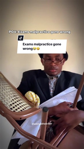 Exams Malpractice Gone Wrong: A Relatable Moment